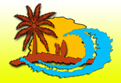 Fun in the Sun Beach Rentals Custom Company Logo designed by RGC Media, Inc.