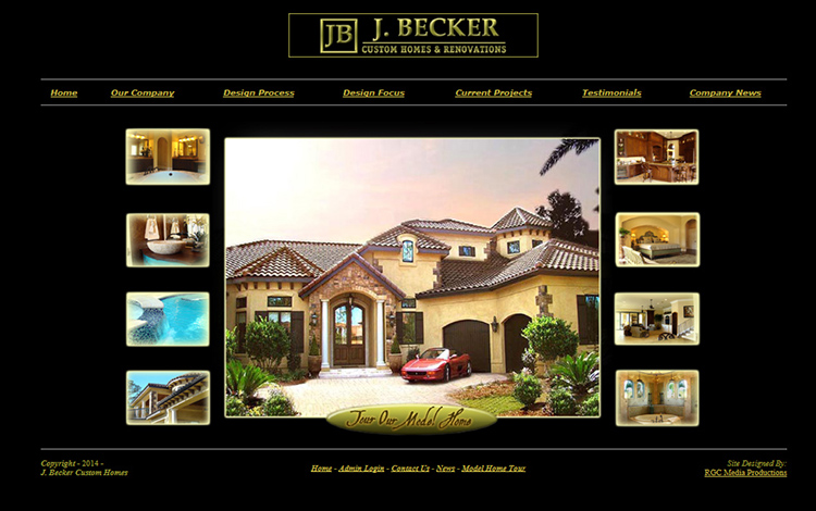Custom designed website created by RGC Media, Inc.